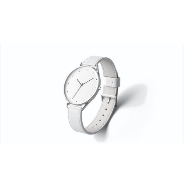 Porto White Leather Watch